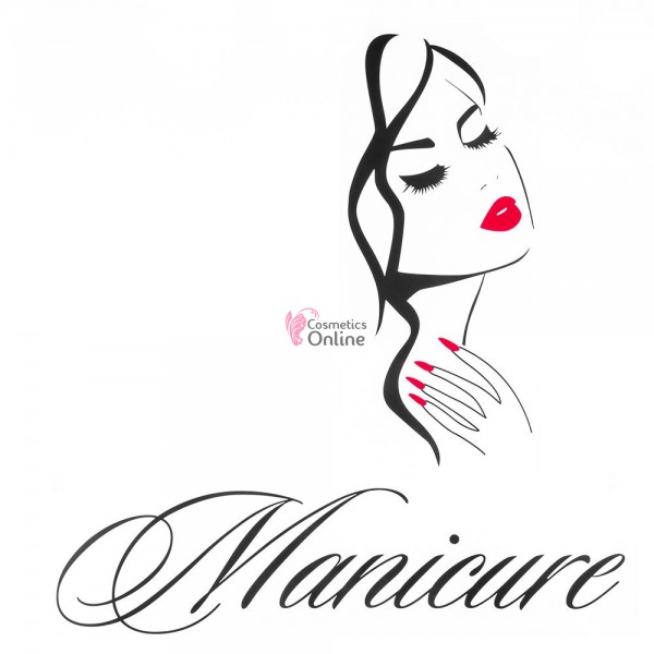 Sablon sticker de perete pentru salon de infrumusetare - J026XL - Manichure Cod 40928